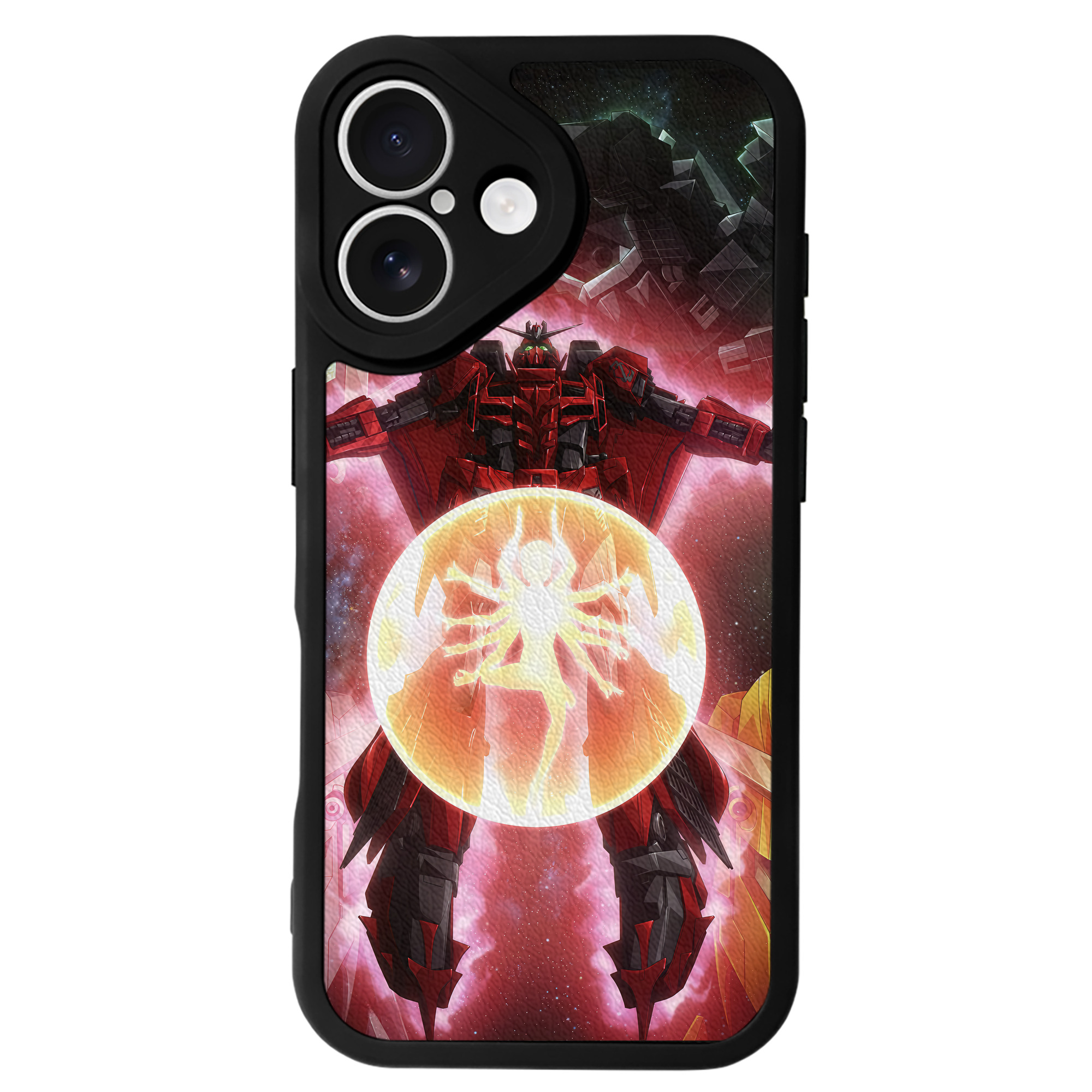 （画像用） 機動戦士ガンダム Mobile Suit Gundam 【iPhone 16シリーズ対応】シリコンスマホケース（レザー調） 材質：シリコン